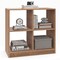 29 Inch Multi-Purpose Kids Storage Cabinet with Spacious Top and 4 Open Cubes for Toys and Books